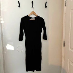 BELLA LUXX Wool Ribbed Sweater Dress